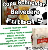 Campeonato de Fútbol 5 en Belvedere